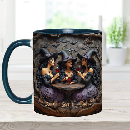 Drink Up Witches - Personalized Bestie Accent Mug