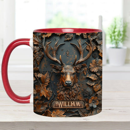 Stunning Deer - Personalized Hunting Accent Mug