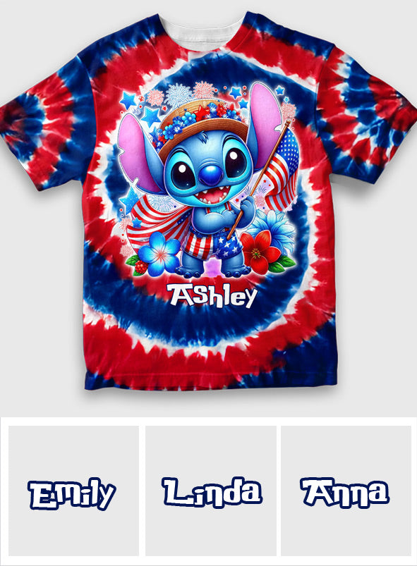 Cute Mouse 4th Of July - Personalized Ohana All Over Shirt