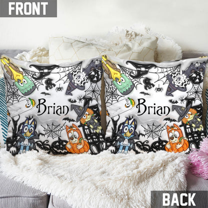 Happy Halloween - Personalized Throw Pillow