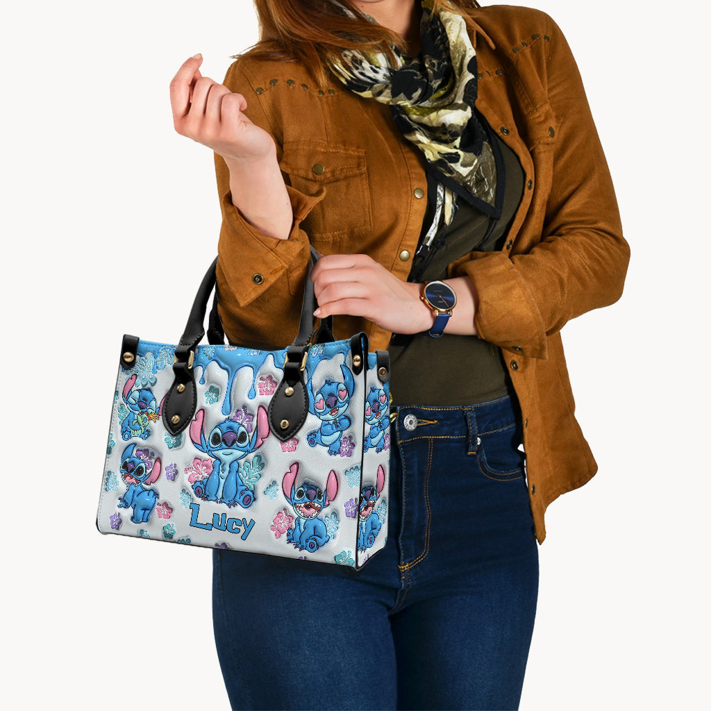 Ohana Means Family - Personalized Ohana Leather Handbag