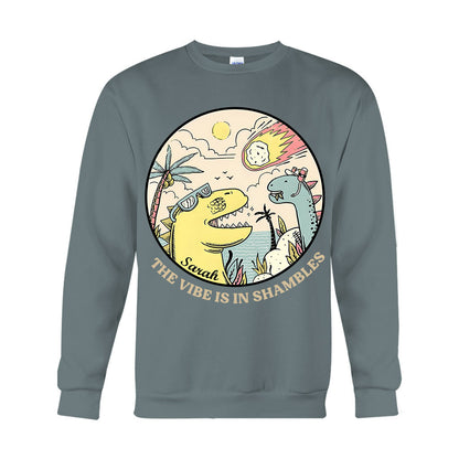 The Vibe Is In Shambles - Personalized Sarcasm T-shirt And Hoodie