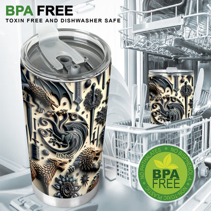 Iron House Crest - Personalized Thrones Game Tumbler