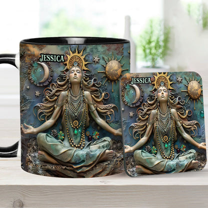 Lose Your Mind Find Your Soul - Personalized Yoga Accent Mug
