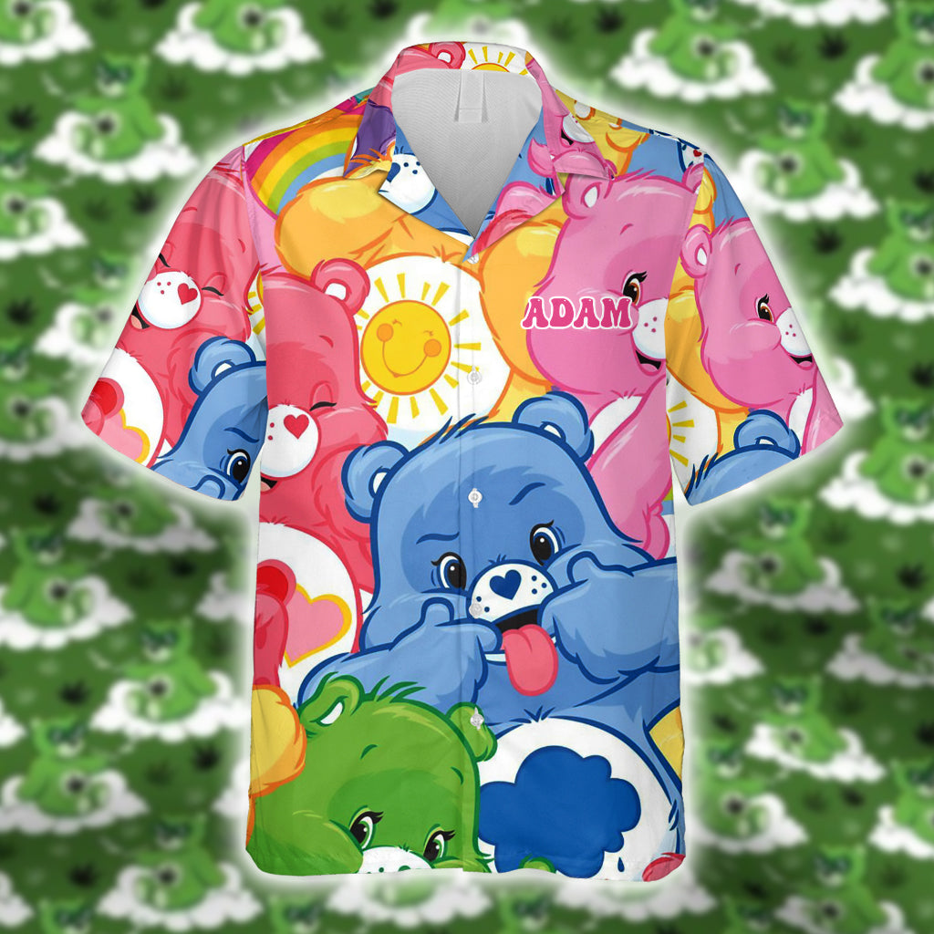 Rolling Bear - Personalized Weed Hawaiian Shirt