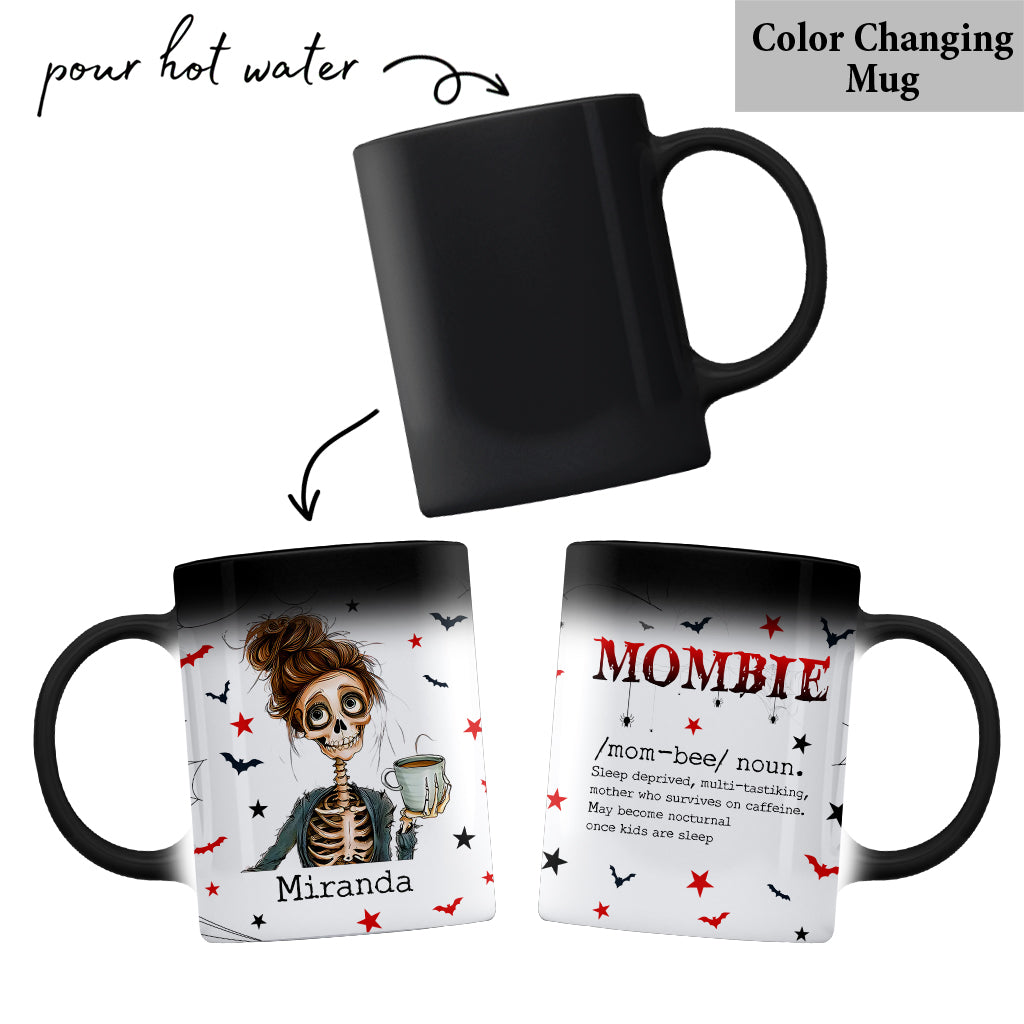 Mombie Drink Coffee - Personalized Mother Mug