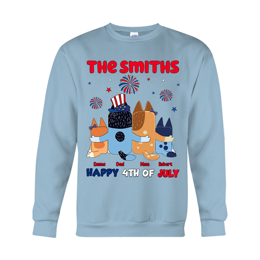 Happy 4th Of July - Personalized T-shirt And Hoodie