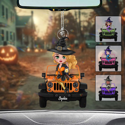 My Broom Broke So Now I Drive A Car - Personalized Witch Custom Shaped Car Ornament
