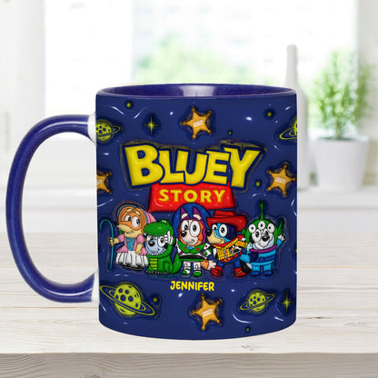 Bluey Story - Personalized Accent Mug