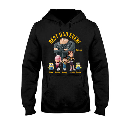 Best Dad Ever - Personalized Father T-shirt And Hoodie