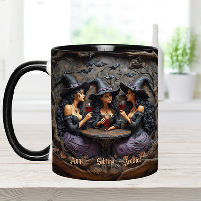 Drink Up Witches - Personalized Bestie Accent Mug