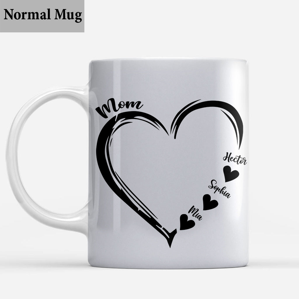 Mom Love You - Personalized Mother Mug