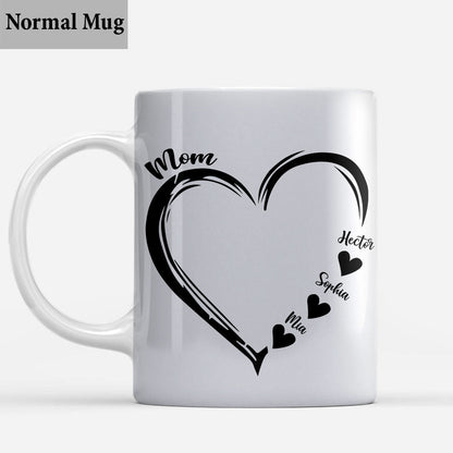 Mom Love You - Personalized Mother Mug