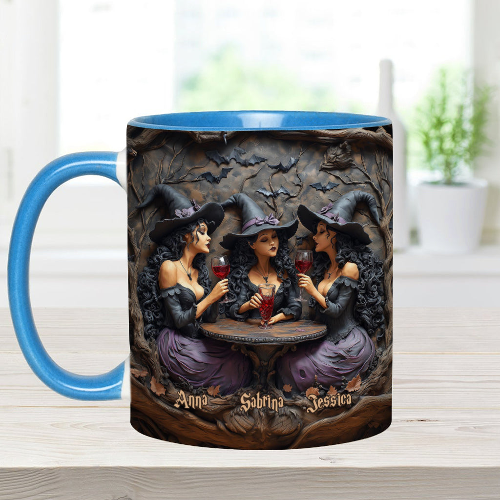 Drink Up Witches - Personalized Bestie Accent Mug