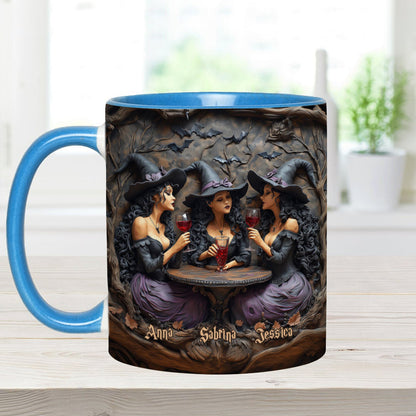 Drink Up Witches - Personalized Bestie Accent Mug