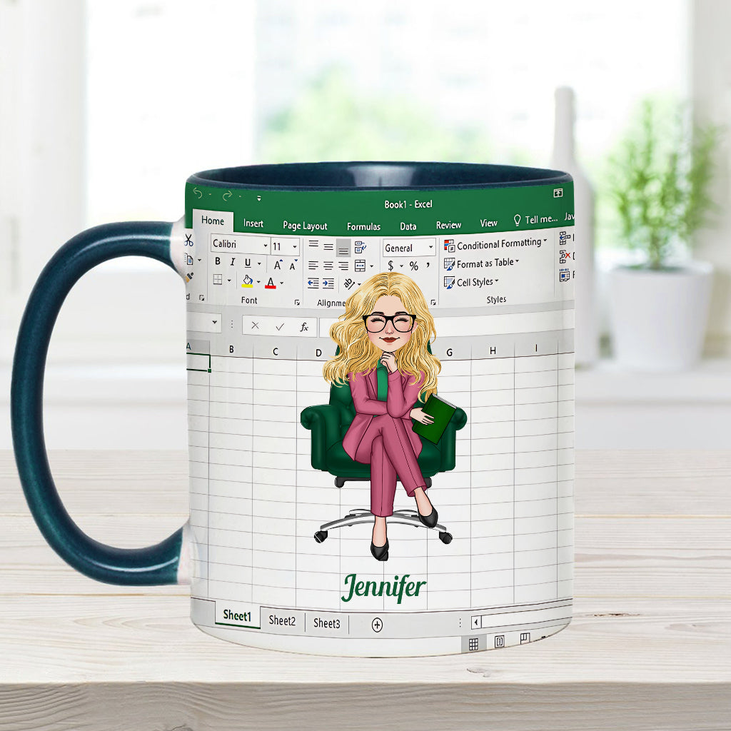 Freak In The Sheet - Personalized Colleague Accent Mug