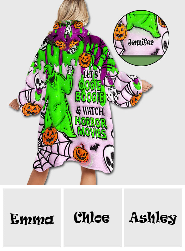 Let's Oogie Boogie - Personalized Blanket Hoodie