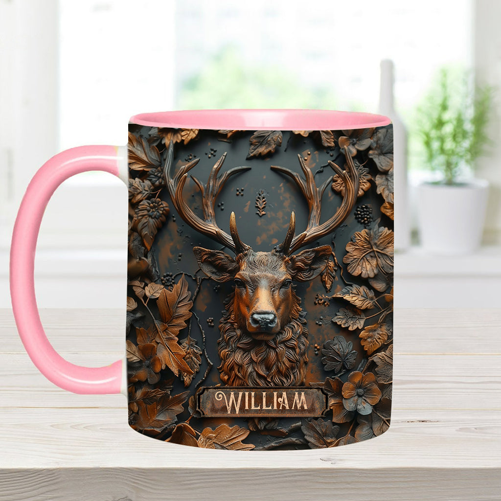 Stunning Deer - Personalized Hunting Accent Mug