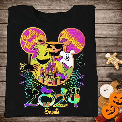 Happy Halloween - Personalized Mouse T-shirt And Hoodie