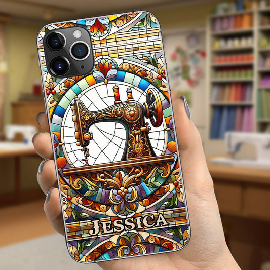 Colorful Sewing Machine - Personalized Sewing Phone Case