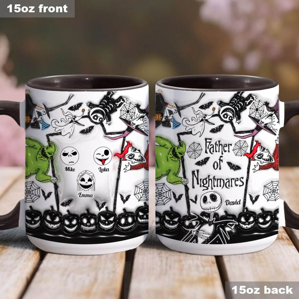 Mother Father Of Nightmares - Personalized Nightmare Accent Mug