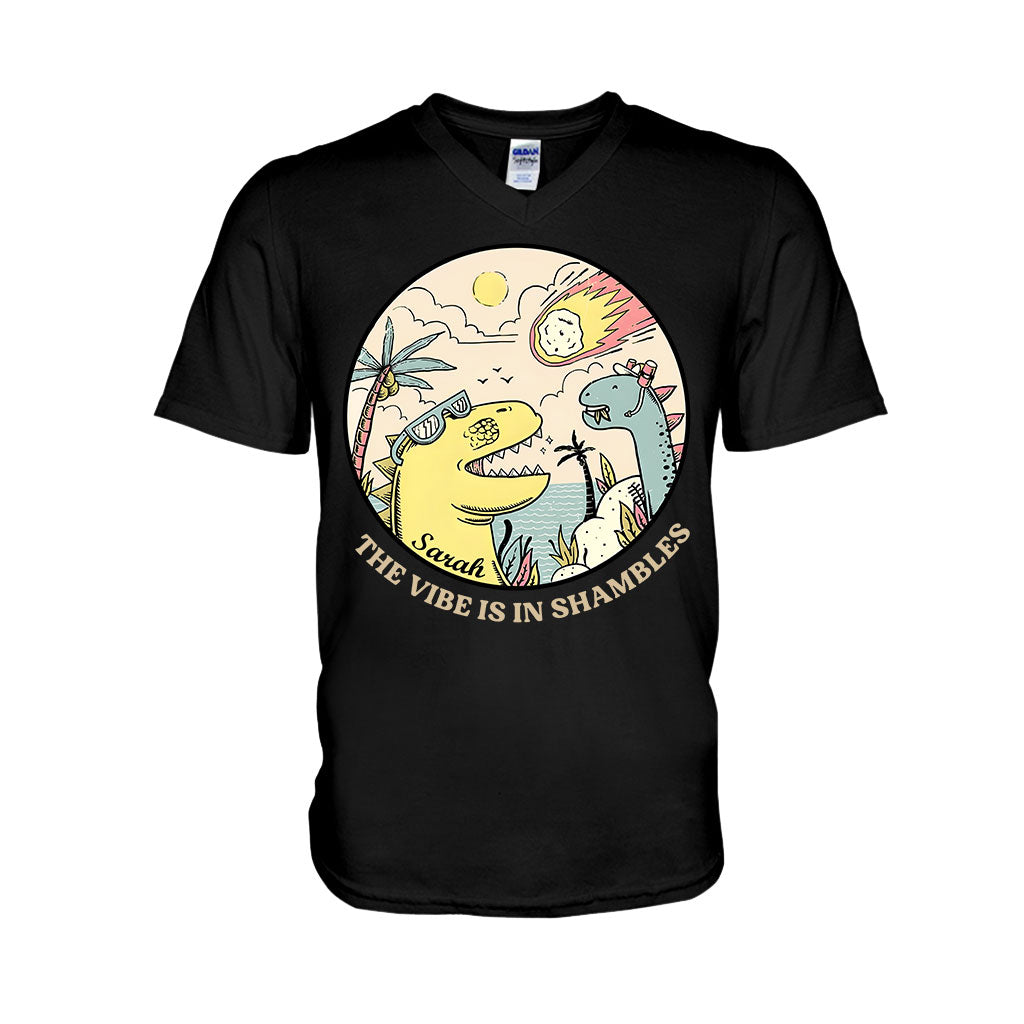 The Vibe Is In Shambles - Personalized Sarcasm T-shirt And Hoodie
