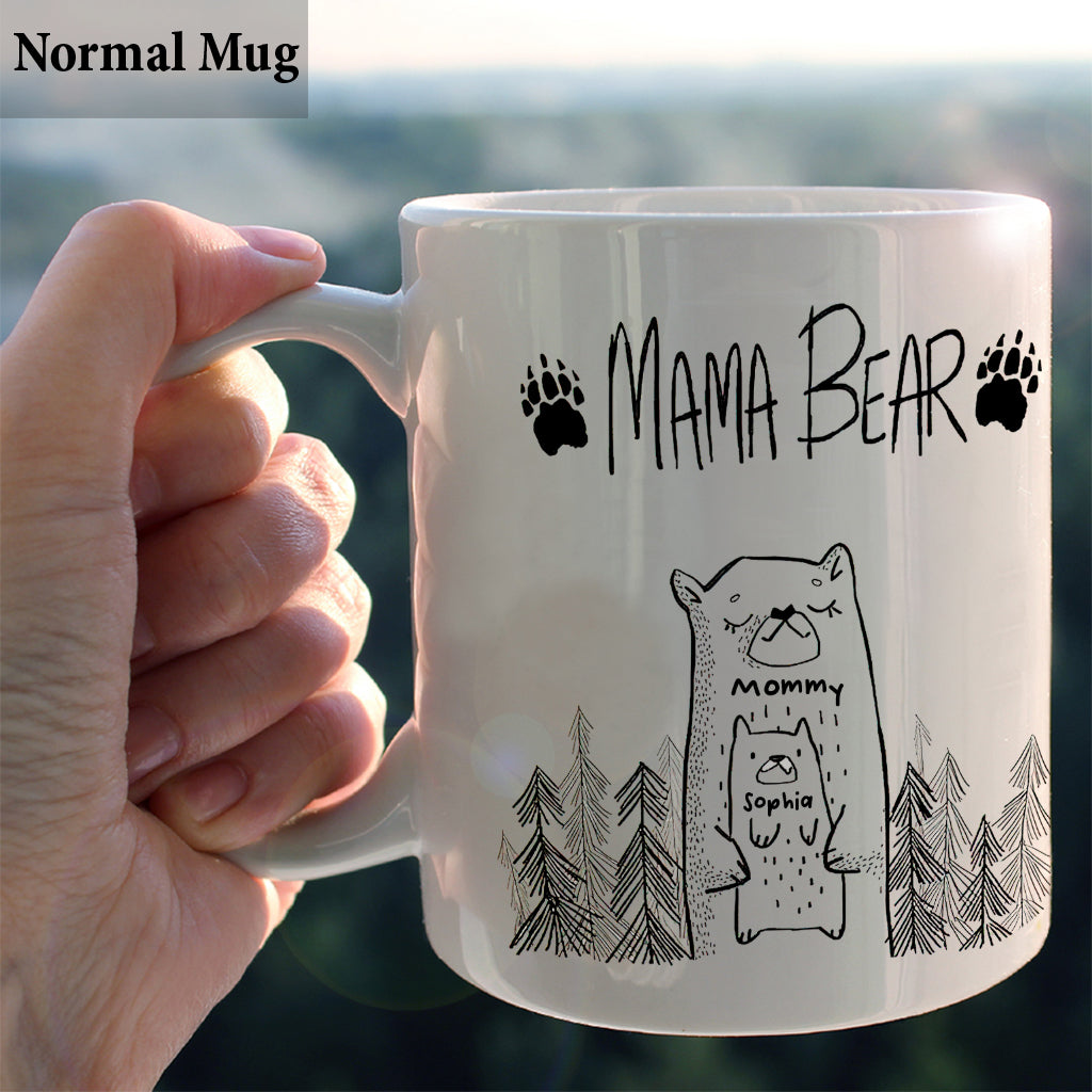 Mama Bear - Personalized Mother Mug