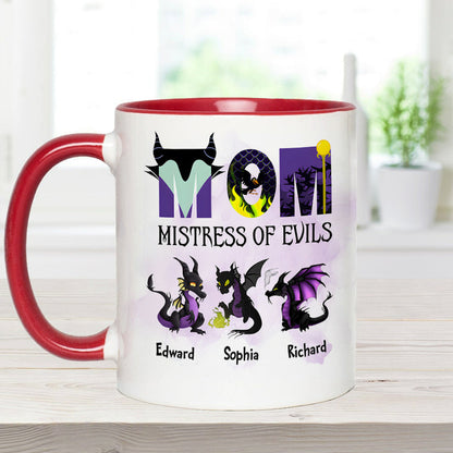 Mistress Of Evils - Personalized Mouse Accent Mug