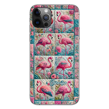 Vintage Flamingo - Personalized Flamingo Phone Case