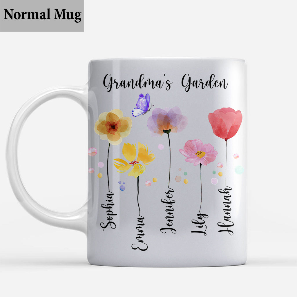Grandma Garden - Personalized Grandma Mug