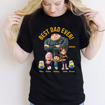 Best Dad Ever - Personalized Father T-shirt And Hoodie