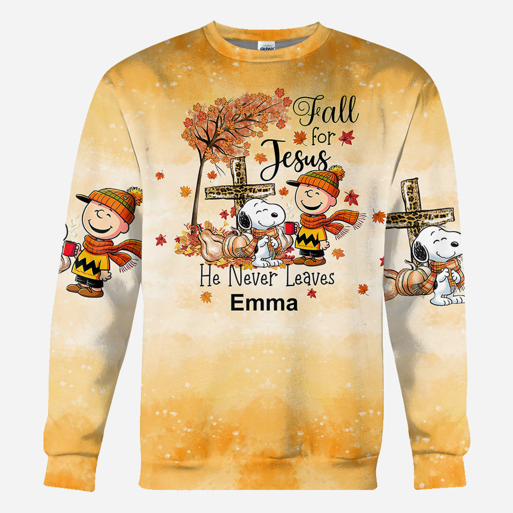 Fall For Jesus - Personalized All Over Shirt