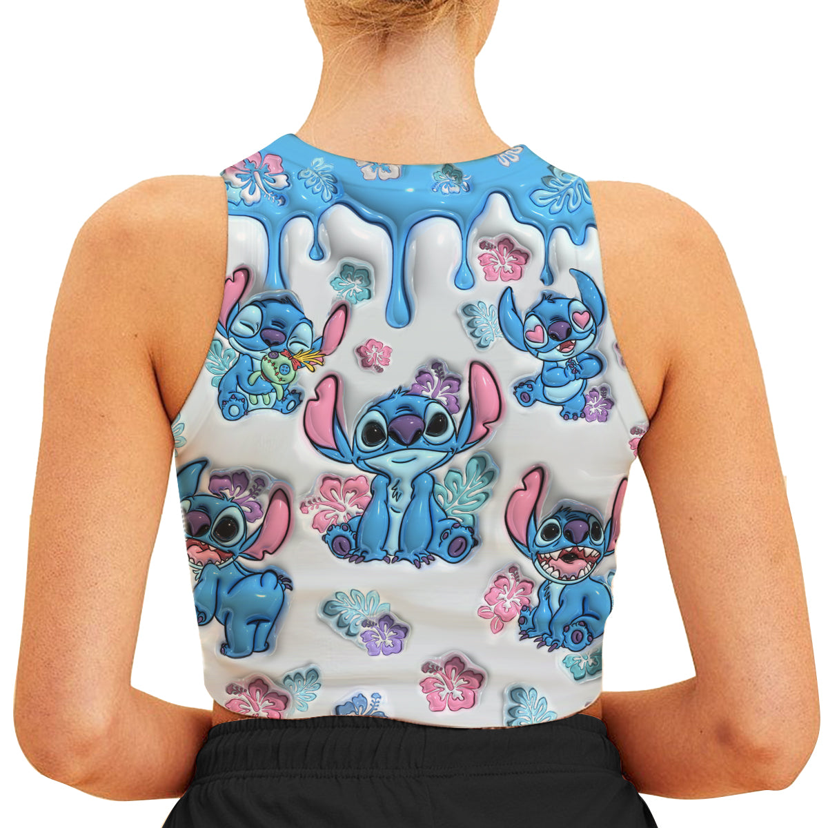 Ohana Forever - Personalized Ohana Crop Tank Top