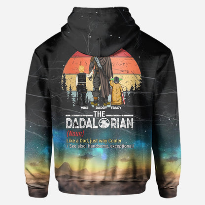 Best Dad In The Galaxy - Personalized The Force All Over Shirt