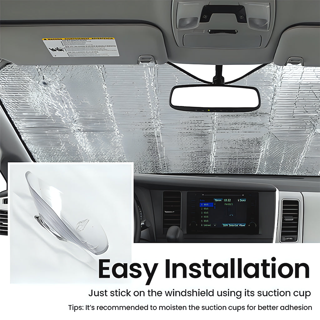 Scary Eyes - Car Sunshade