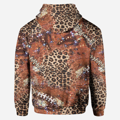 Any Title My Favorite Football Player Calls Me - Personalized Football Hoodie and Leggings