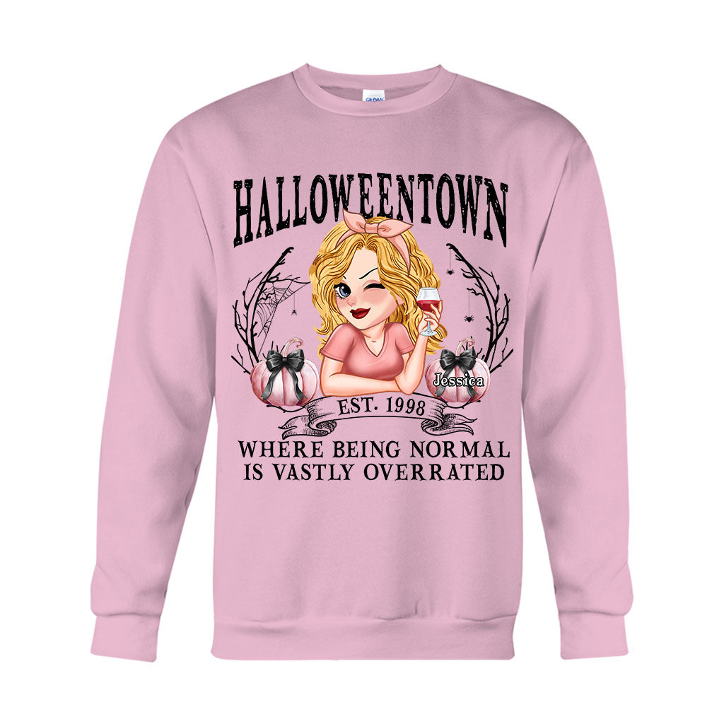 Halloweentown Where Being Normal Is Overrated - Personalized T-shirt And Hoodie