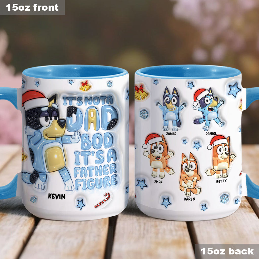 It's Not A Dad Bob - Personalized Father Accent Mug