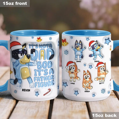 It's Not A Dad Bob - Personalized Father Accent Mug