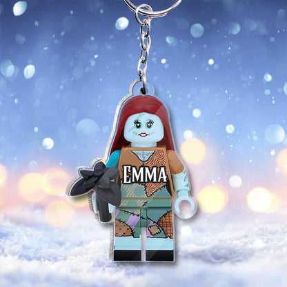 We Are Simply Meant To Be... - Personalized Nightmare Transparent Matching Keychain