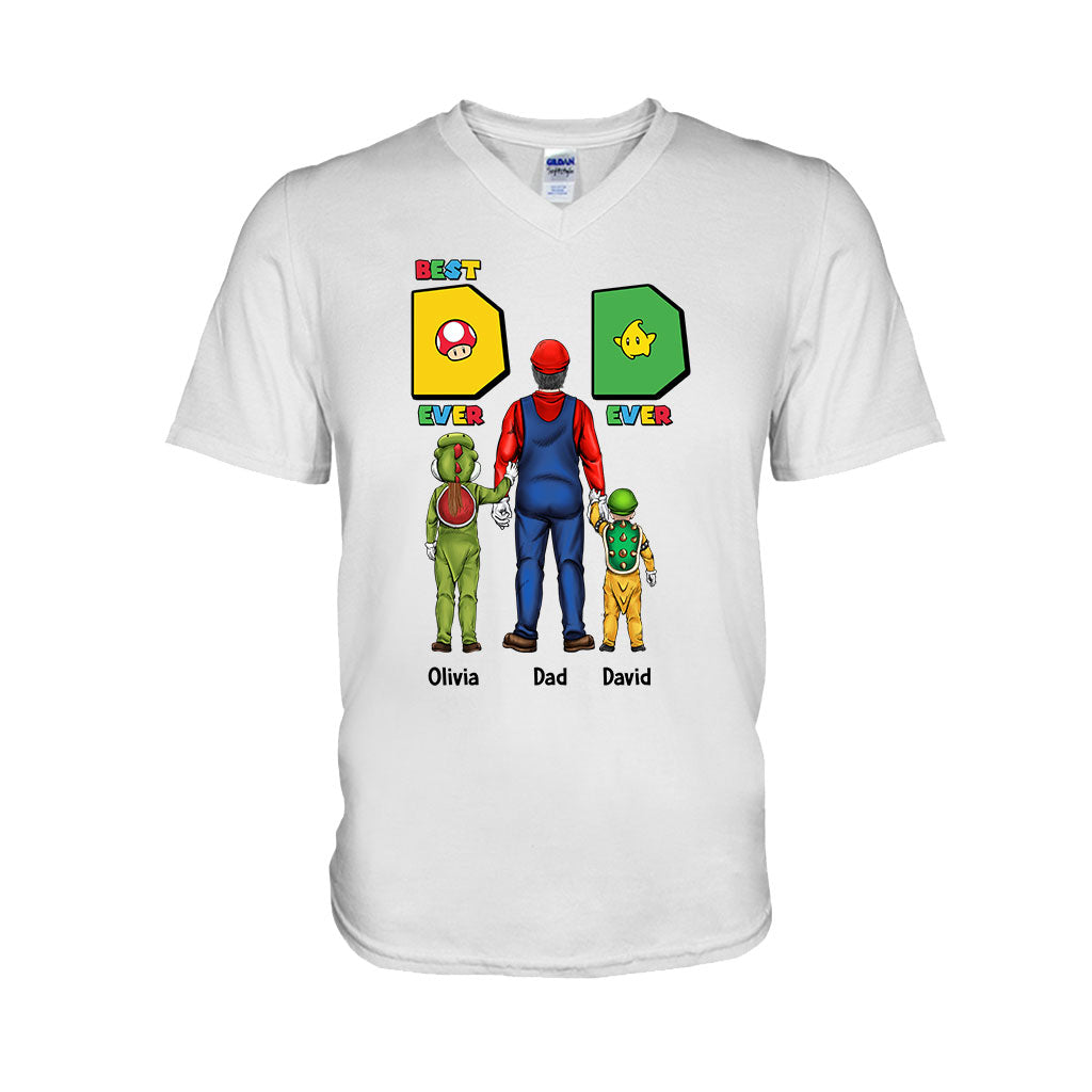 Best Dad Ever Ever - Personalized Father T-shirt And Hoodie