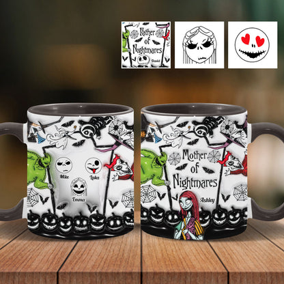 Mother Father Of Nightmares - Personalized Nightmare Accent Mug
