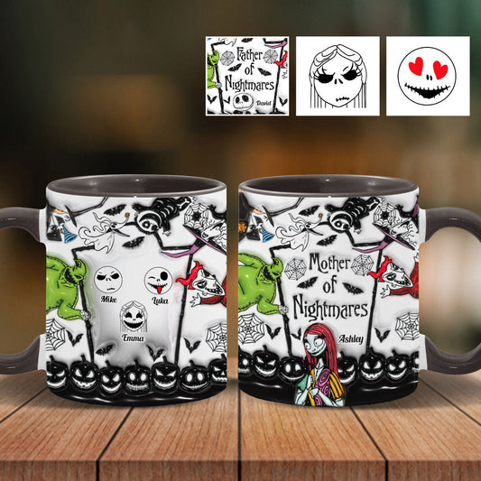 Mother Father Of Nightmares - Personalized Nightmare Accent Mug