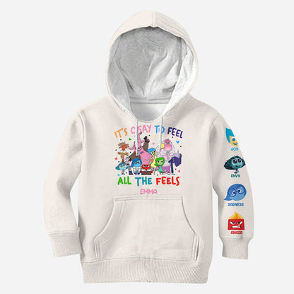 It's Ok To Feel All The Feels - Personalized All Over Shirt