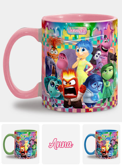 It's Ok To Feel All The Feels - Personalized Accent Mug
