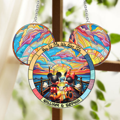 We Got This - Personalized Mouse Window Hanging Suncatcher Ornament