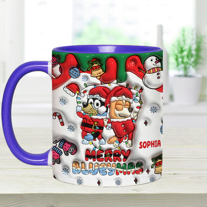 Merry Christmas - Personalized Accent Mug