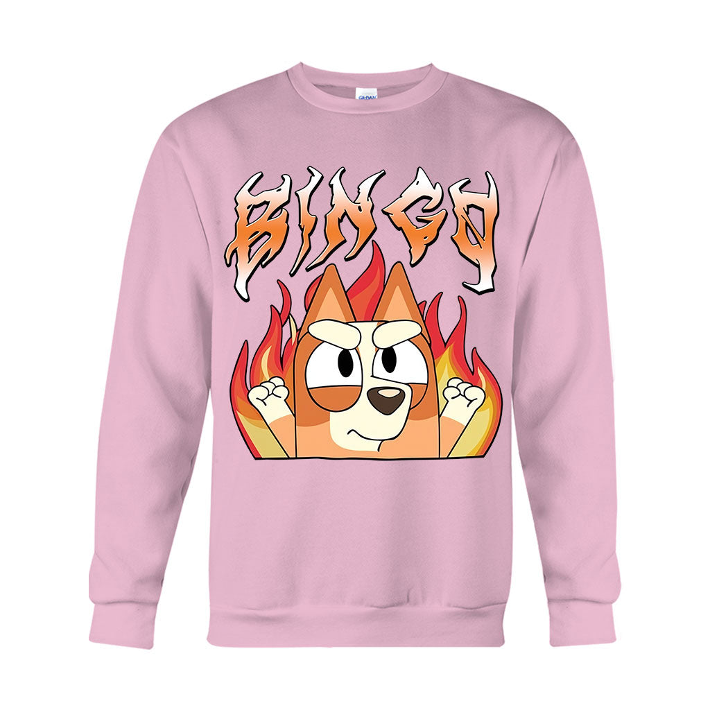 Fire Metal Rock - Mouse T-shirt And Hoodie