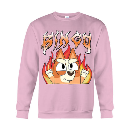 Fire Metal Rock - Mouse T-shirt And Hoodie