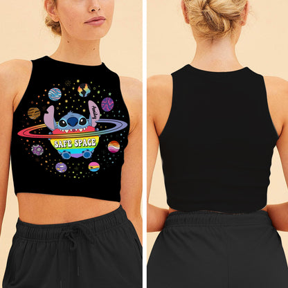 Safe Space - Personalized Ohana Crop Tank Top